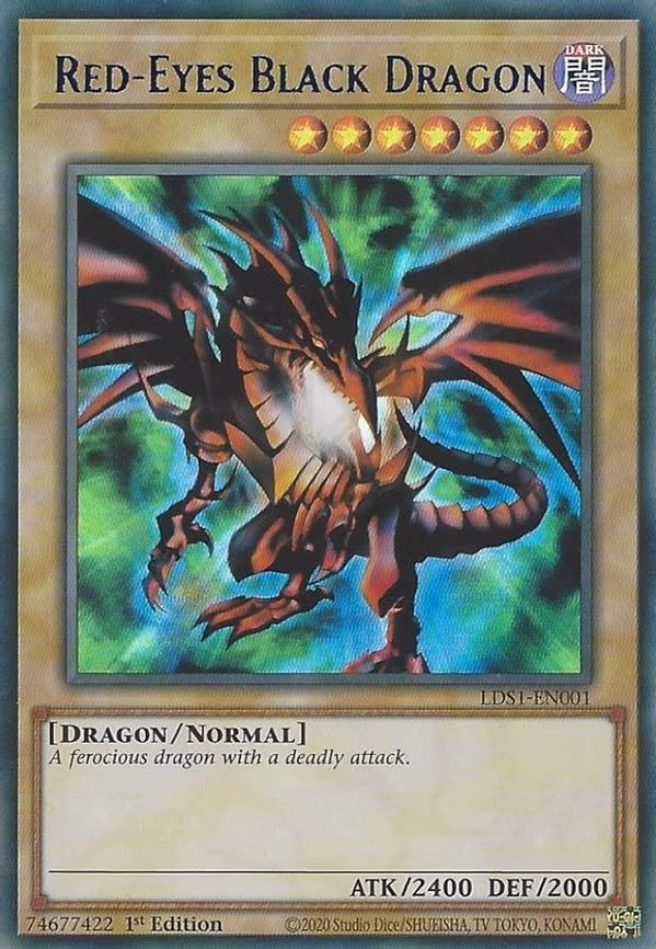 Red-Eyes Black Dragon (Blue)