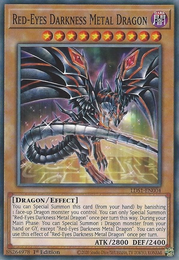 Red-Eyes Darkness Metal Dragon