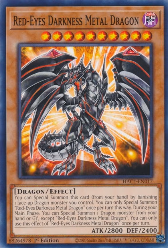 Red-Eyes Darkness Metal Dragon