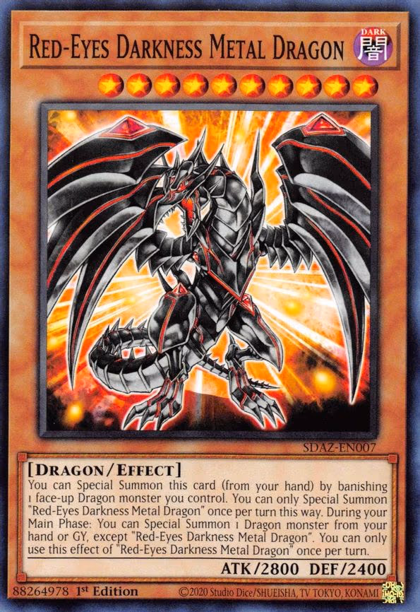 Red-Eyes Darkness Metal Dragon