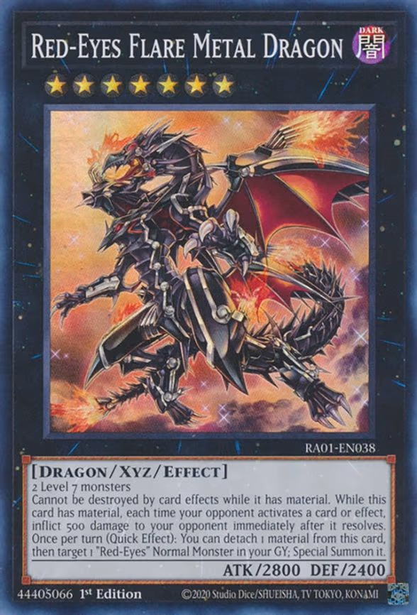 Red-Eyes Flare Metal Dragon