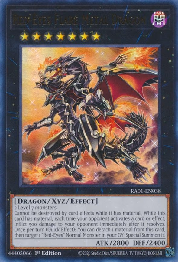Red-Eyes Flare Metal Dragon