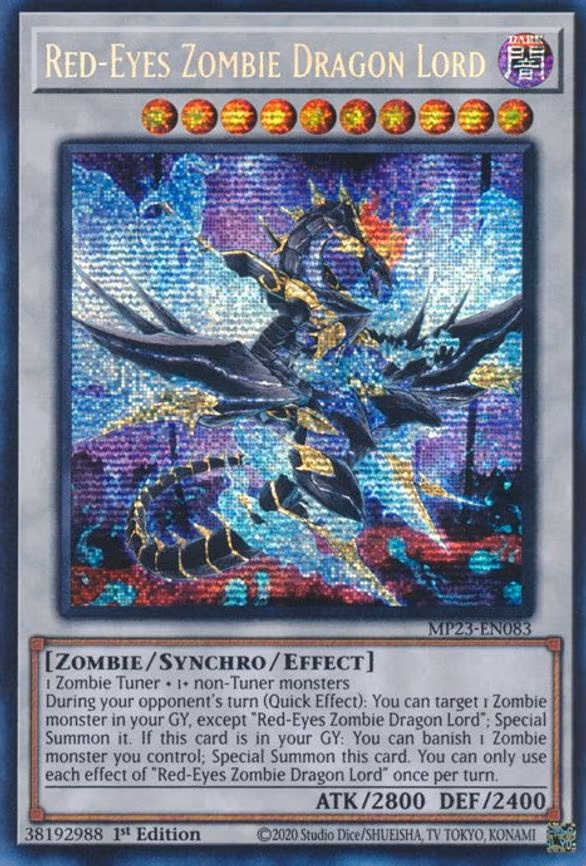 Red-Eyes Zombie Dragon Lord