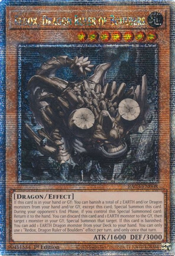 Redox, Dragon Ruler of Boulders