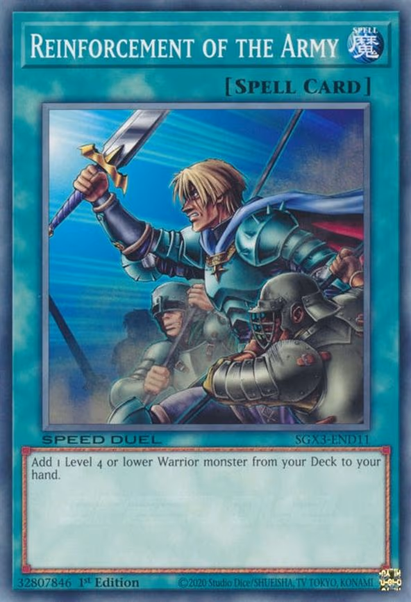 Reinforcement of the Army - Common (SGX3-END11)
