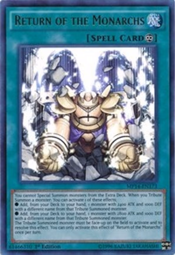 Return of the Monarchs