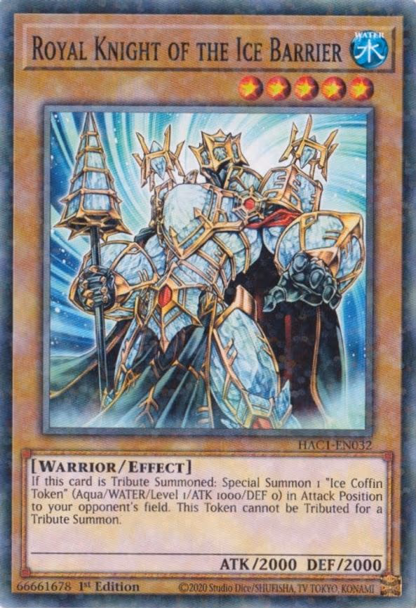 Royal Knight of the Ice Barrier (Duel Terminal) - Duel Terminal Technology Common (HAC1-EN032)
