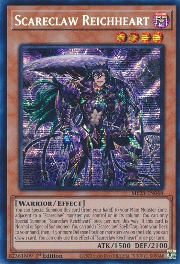 Scareclaw Reichheart - Prismatic Secret Rare (MP23-EN068)