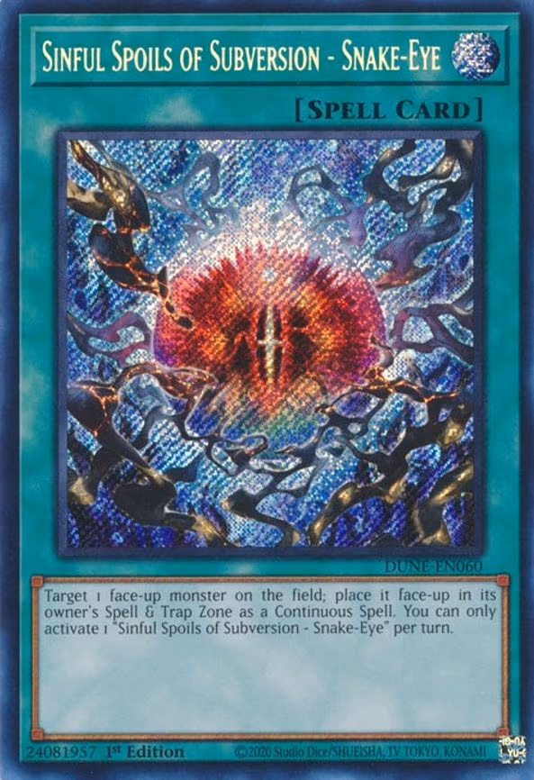 Sinful Spoils of Subversion - Snake-Eye