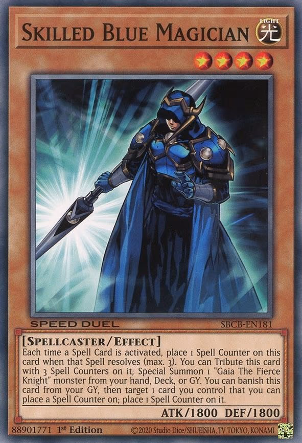 Skilled Blue Magician