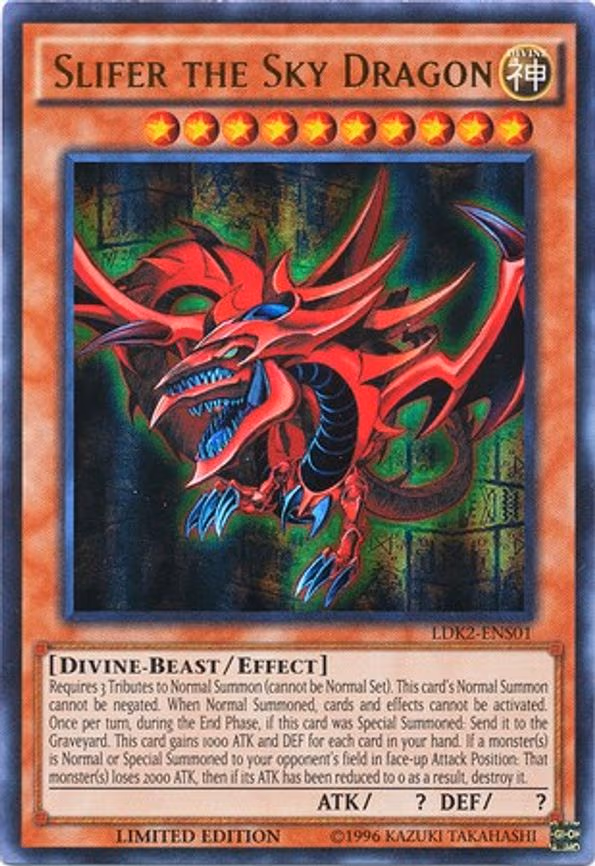 Slifer the Sky Dragon - Ultra Rare (LDK2-ENS01)