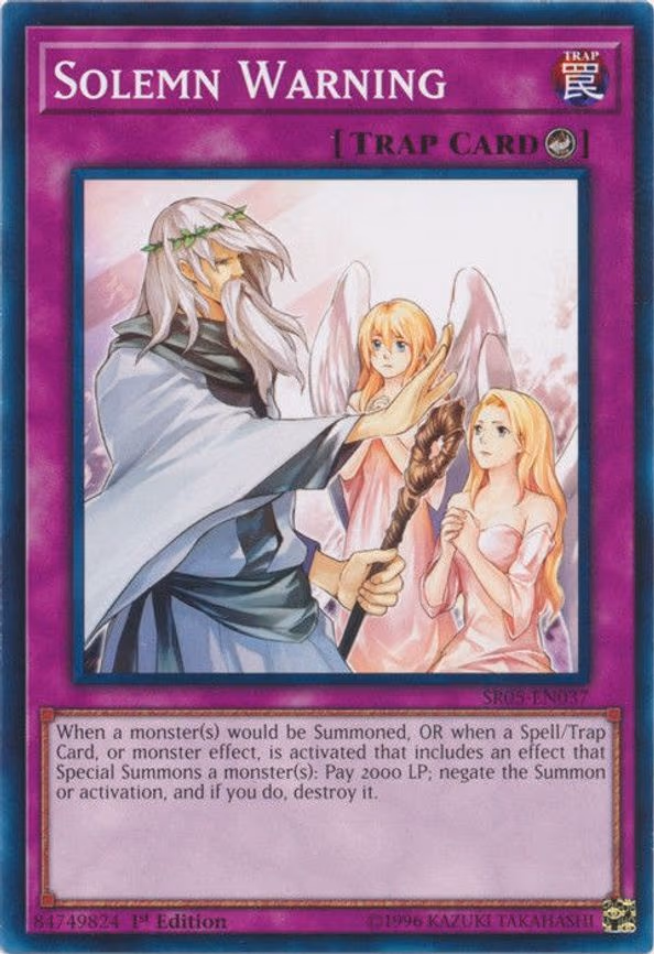 Solemn Warning