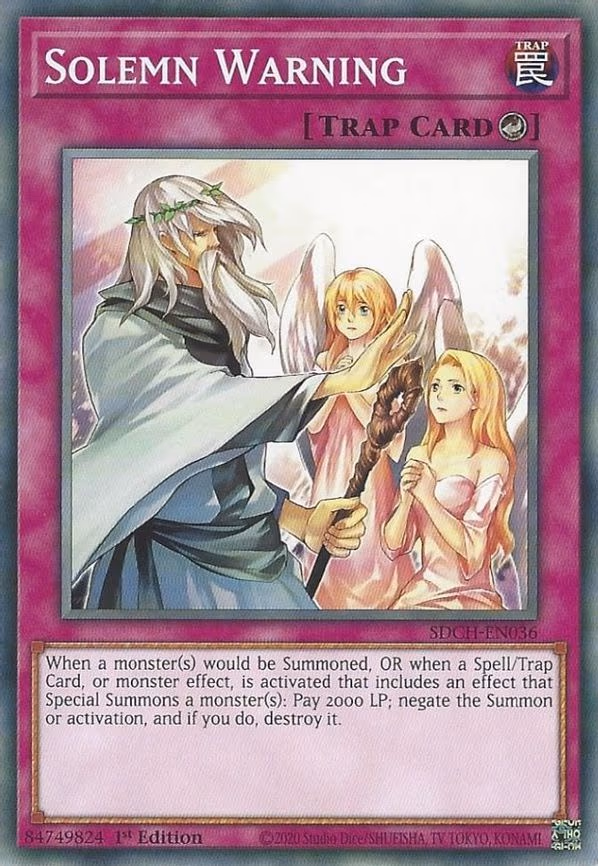 Solemn Warning