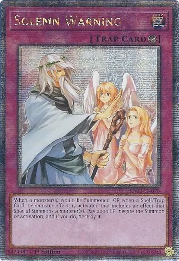 Solemn Warning