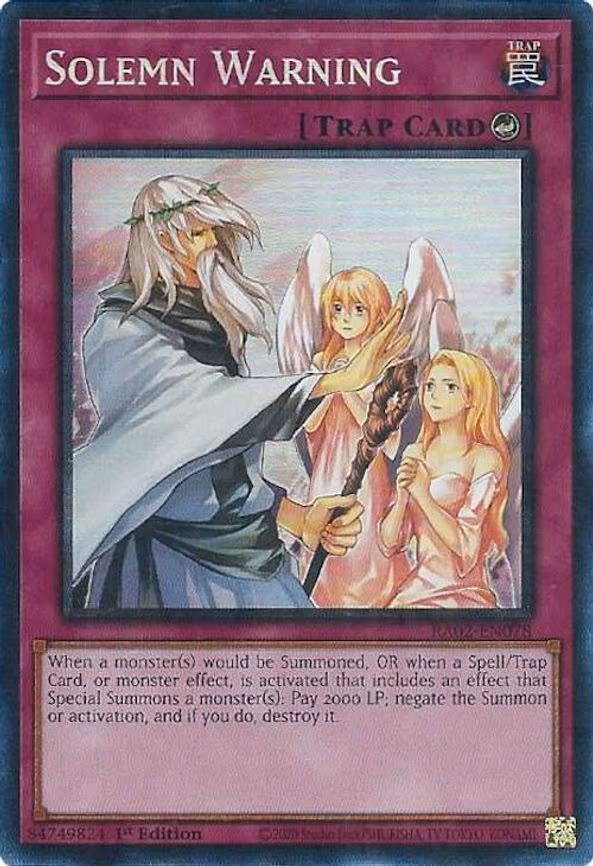 Solemn Warning