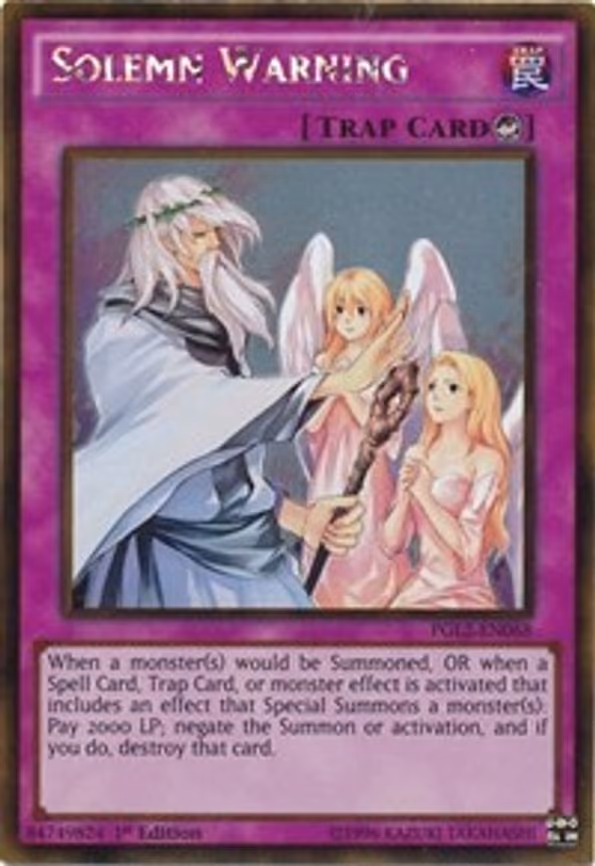 Solemn Warning