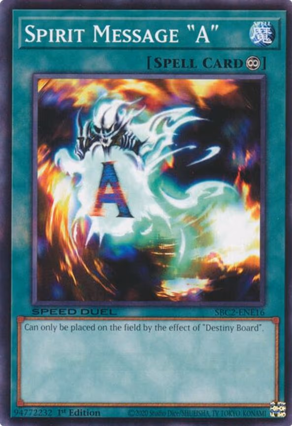 Spirit Message "A"