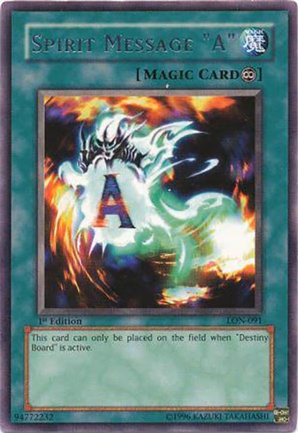Spirit Message "A"