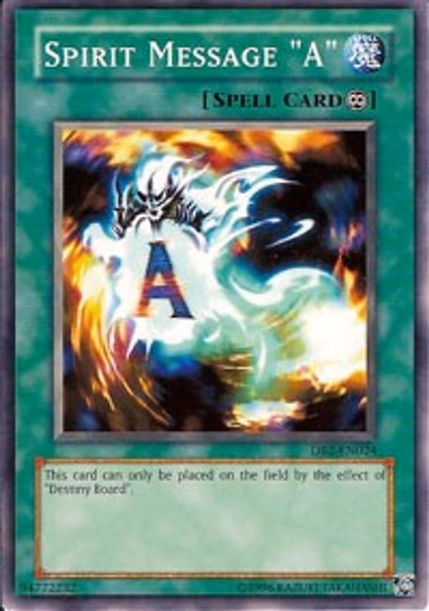 Spirit Message "A"