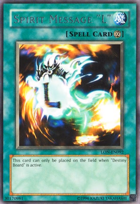 Spirit Message "L"