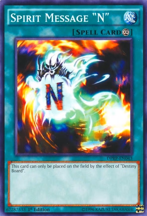 Spirit Message "N"