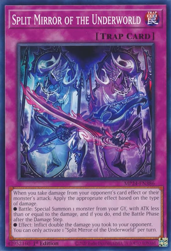 Split Mirror of the Underworld