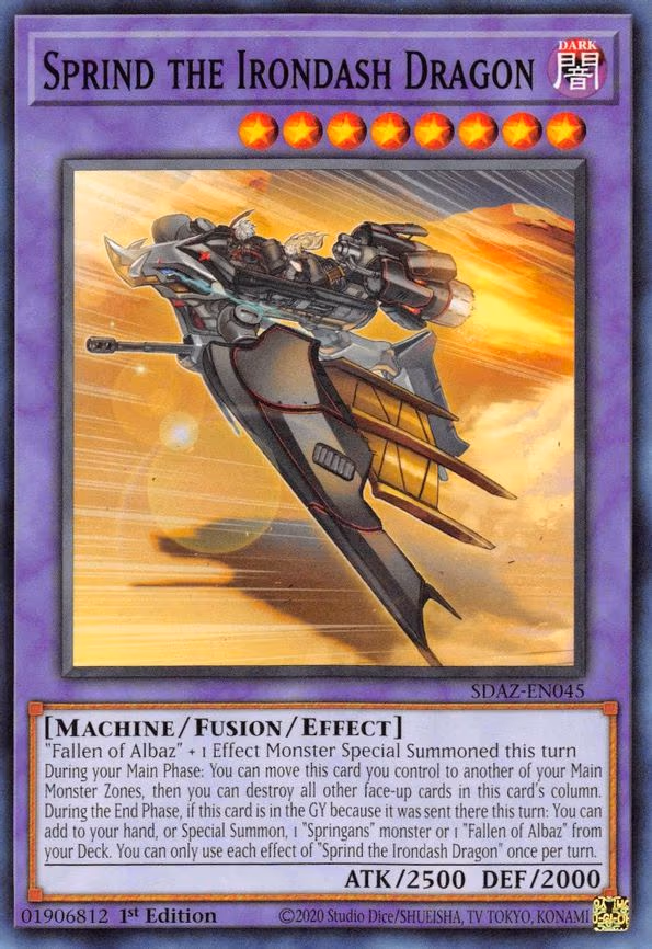 Sprind the Irondash Dragon