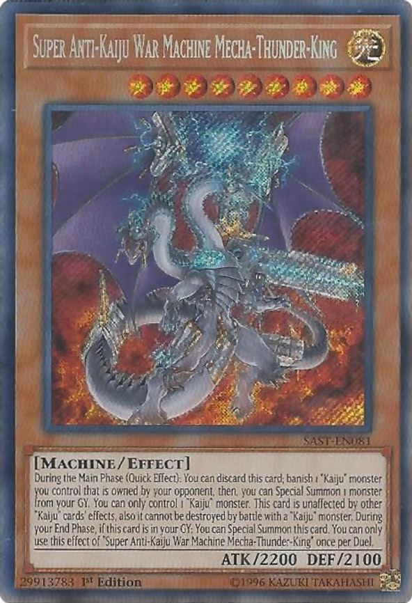 Super Anti-Kaiju War Machine Mecha-Thunder-King
