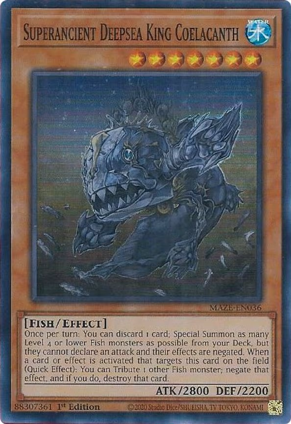 Superancient Deepsea King Coelacanth