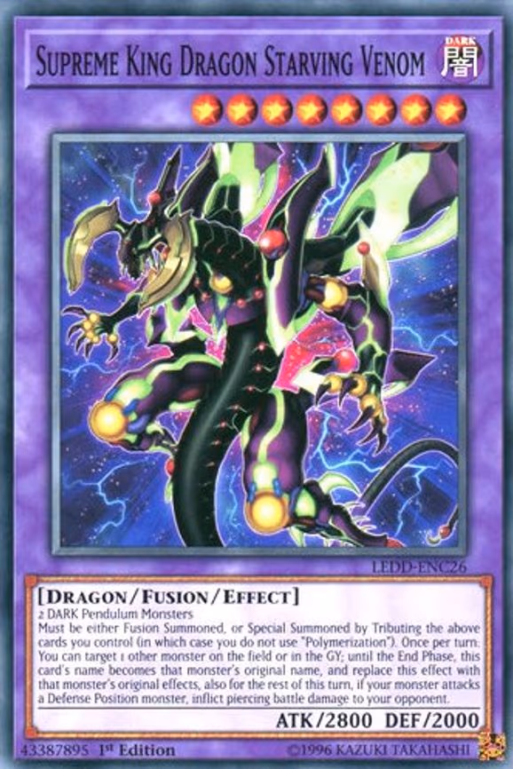 Supreme King Dragon Starving Venom