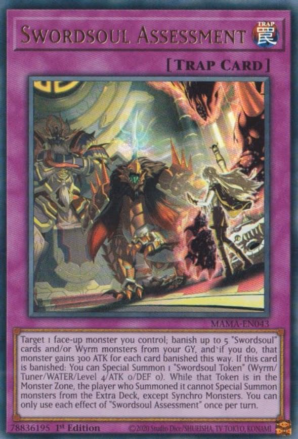 Swordsoul Assessment