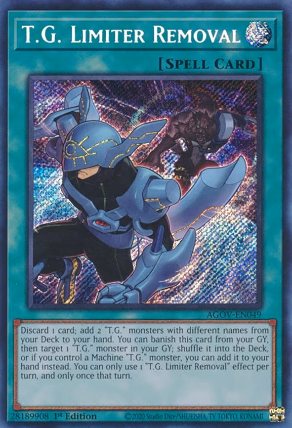 T.G. Limiter Removal