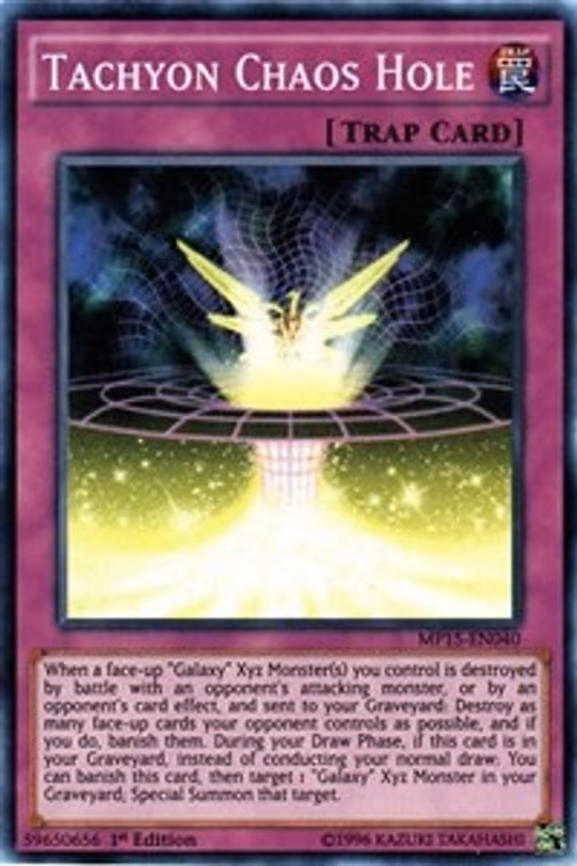 Tachyon Chaos Hole