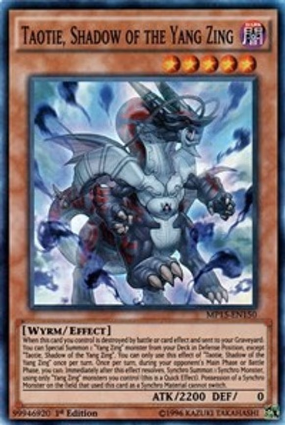 Taotie, Shadow of the Yang Zing