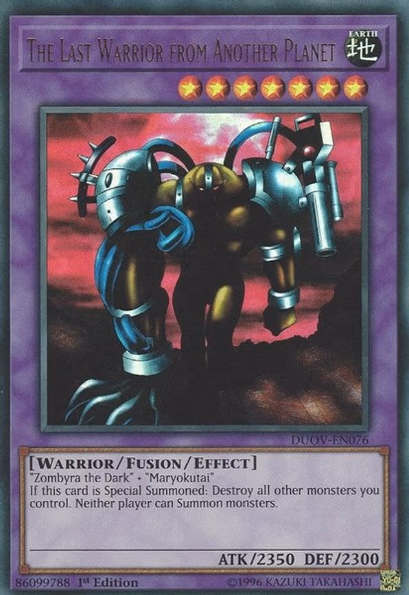 The Last Warrior from Another Planet