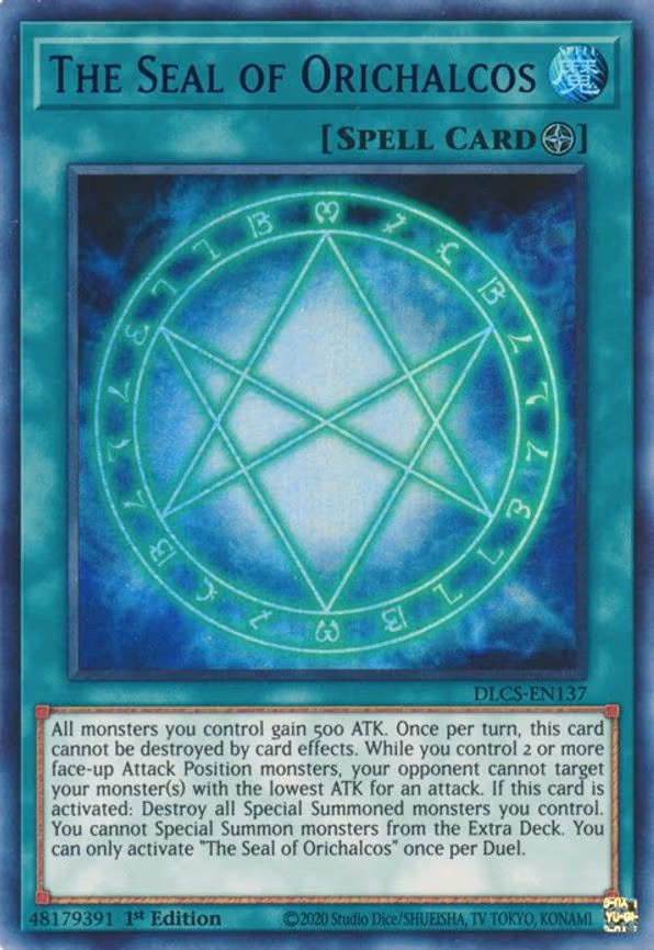 The Seal of Orichalcos (Blue)