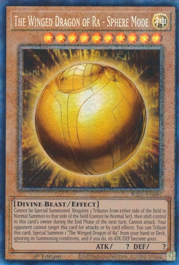 The Winged Dragon of Ra - Sphere Mode