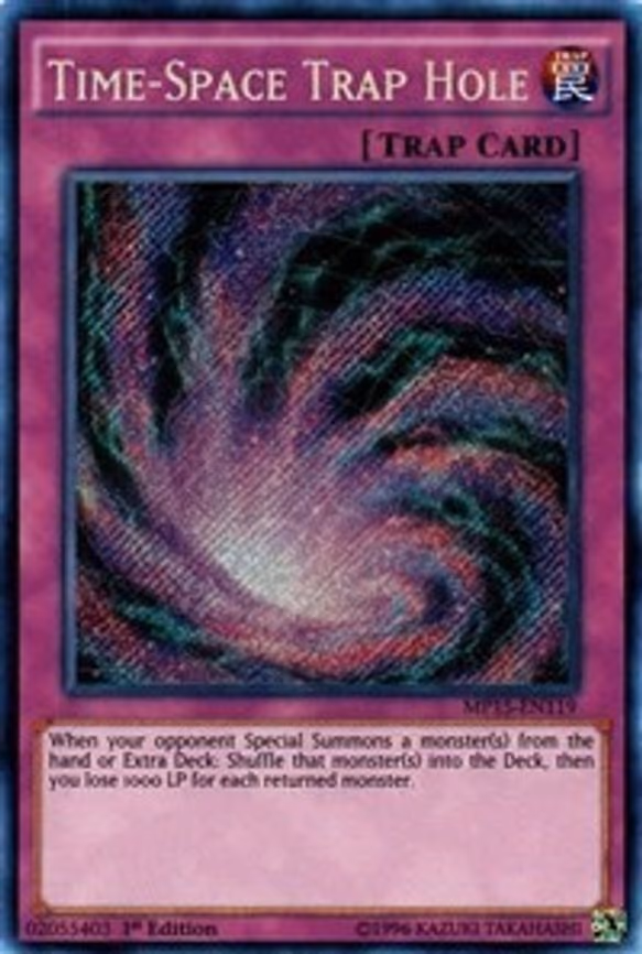 Time-Space Trap Hole