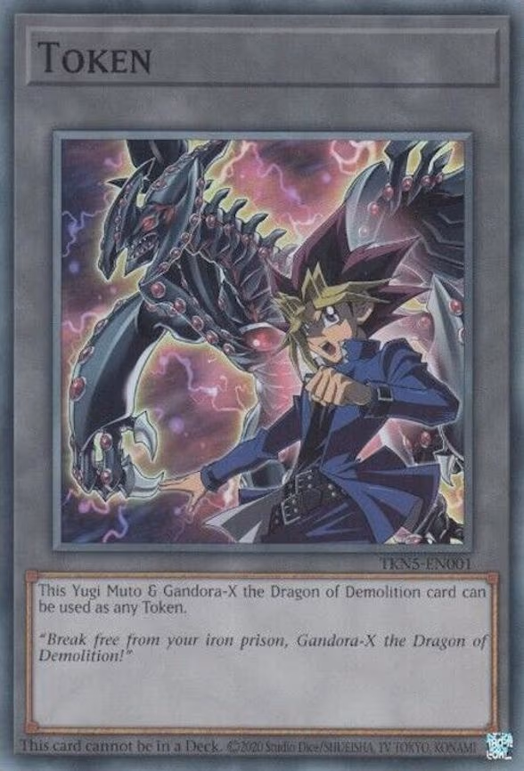 Token: Yugi Muto and Gandora-X the Dragon of Demolition