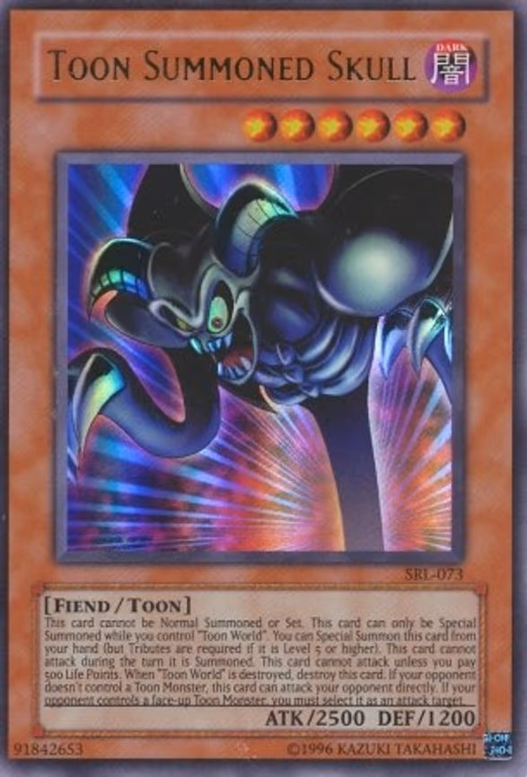 Toon Summoned Skull