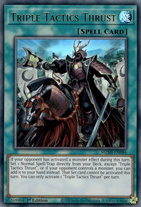 Triple Tactics Thrust