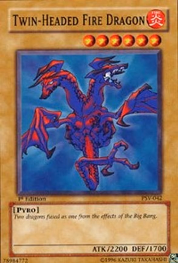 Twin-Headed Fire Dragon
