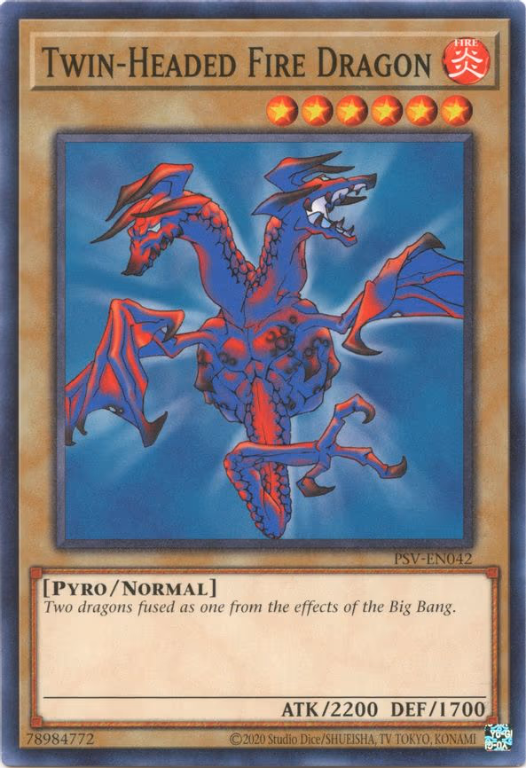 Twin-Headed Fire Dragon