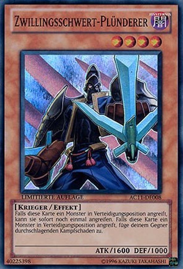 Twin-Sword Marauder (German) - "Zwillingsschwert-Plunderer"