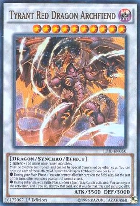 Tyrant Red Dragon Archfiend