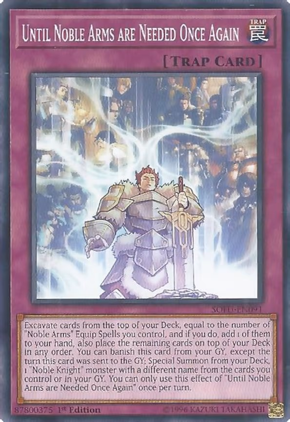 Until Noble Arms are Needed Once Again