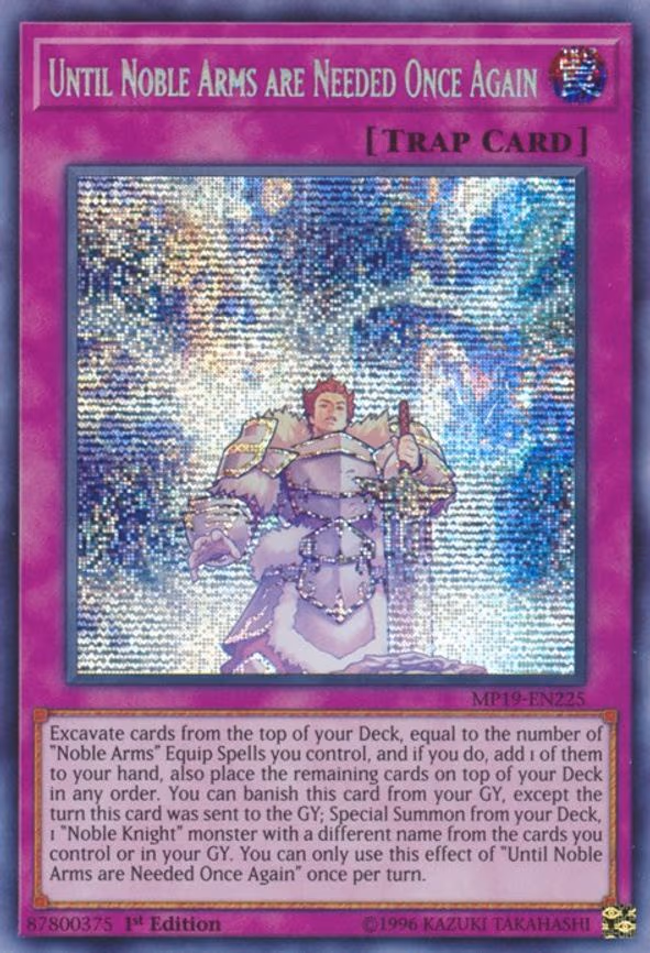 Until Noble Arms are Needed Once Again