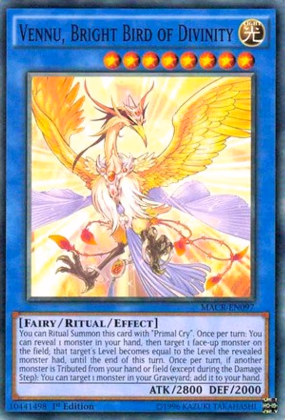 Vennu, Bright Bird of Divinity