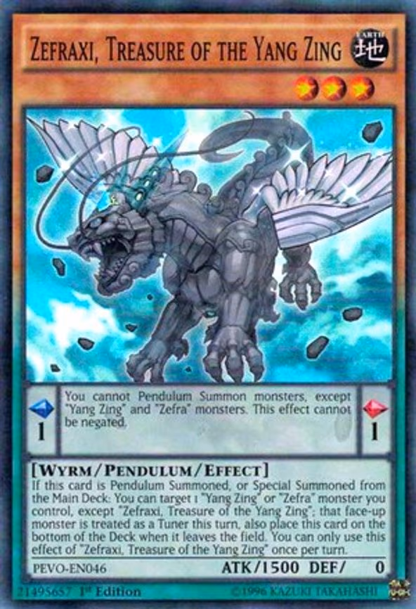 Zefraxi, Treasure of the Yang Zing