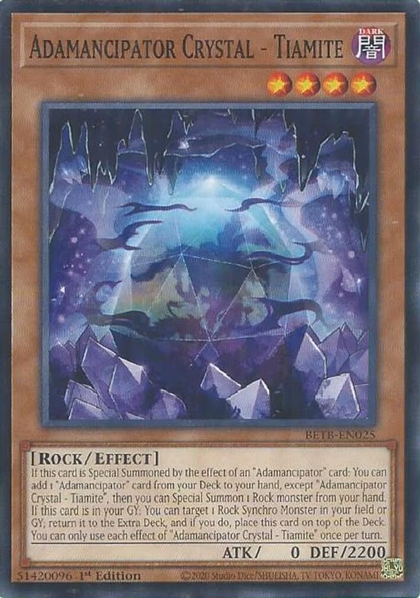 Adamancipator Crystal - Tiamite - Common BETB-EN025